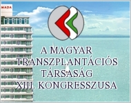 A Magyar Transzplantációs Társaság XIII. Kongresszusának programja.